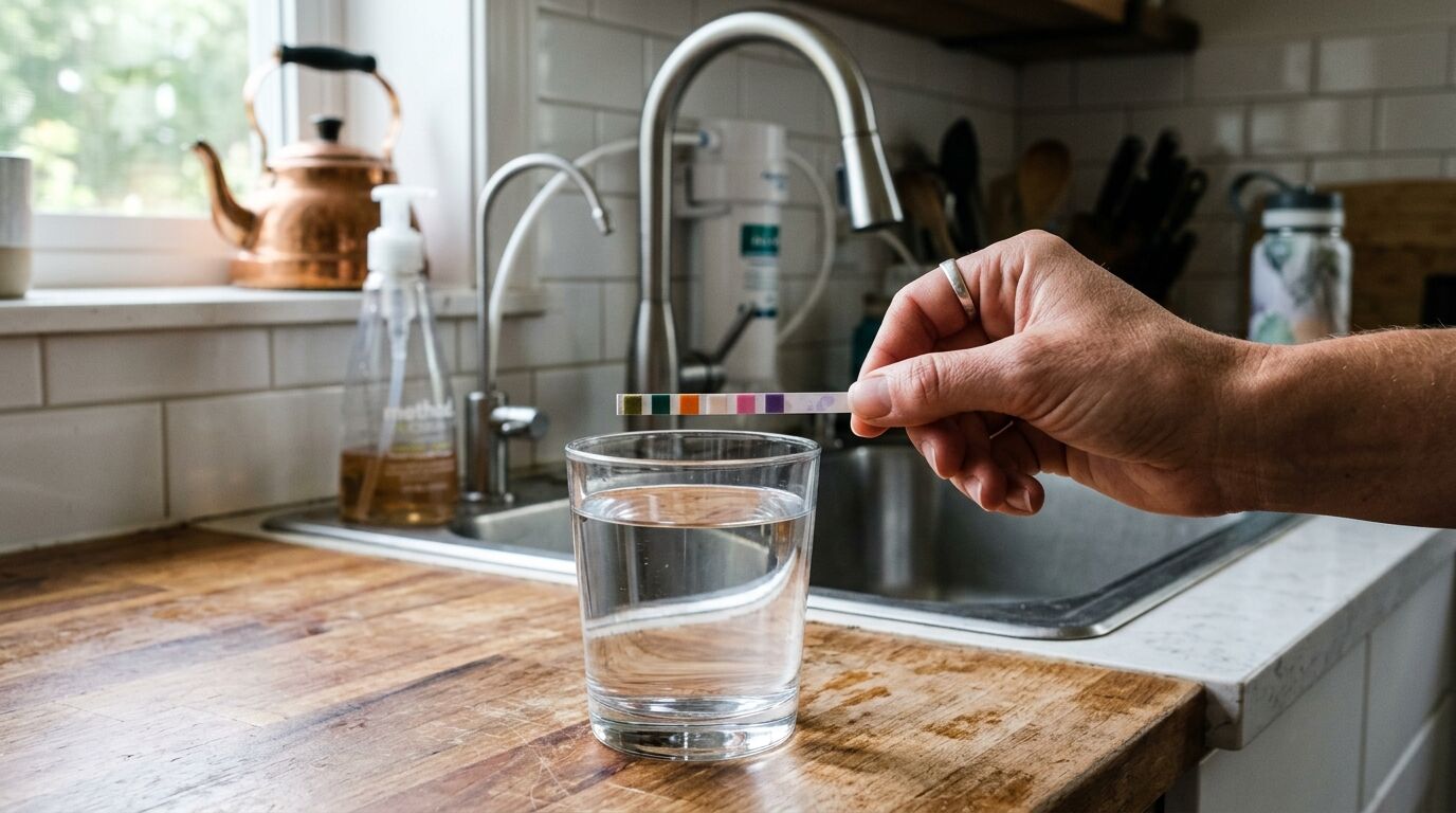 Mesurer la dureté de son eau à la maison